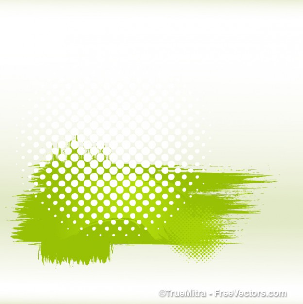 Paint dirty Halftone green halftone banner about Adobe Photoshop Image editing